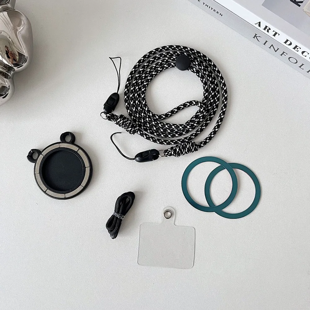 Magnetic Crossbody Phone Strap with Anti-Lost Safety Chain