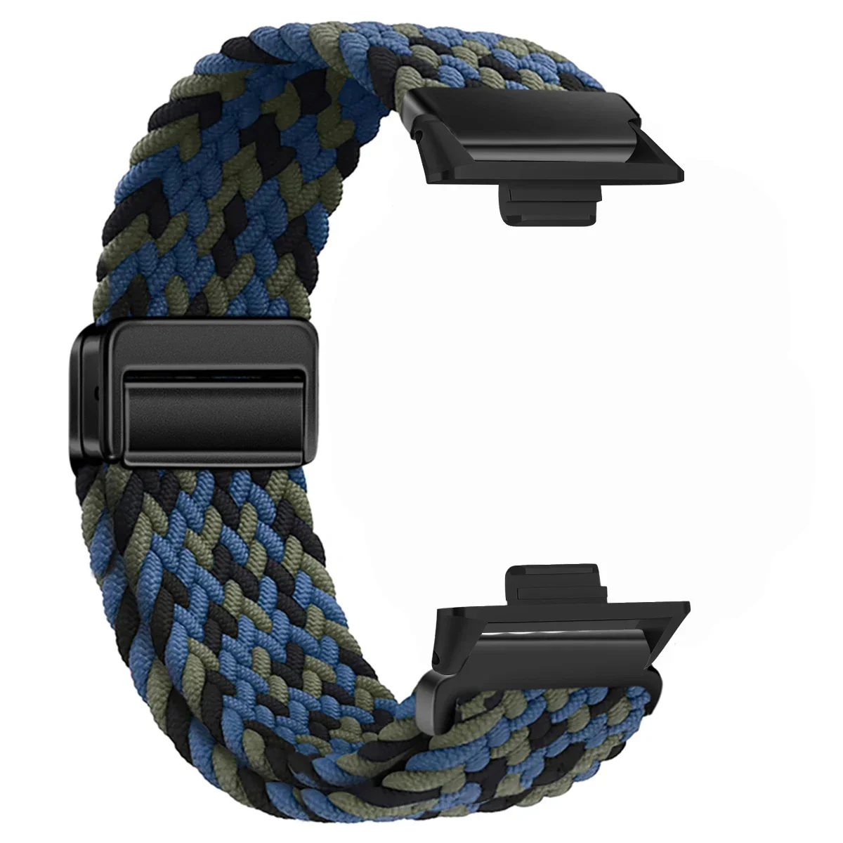 Nylon Braided Magnetic Buckle Strap - Breathable & Comfortable Replaceable Band