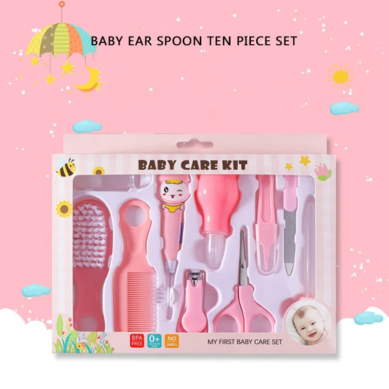 Baby Care Kit Grooming Daily Health Set Accessories Nail Hair Care Infant Kids Brush Comb Manicure Home Set