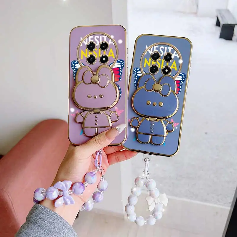 Dancing Butterfly Phone Case Set with Lanyard and Stand