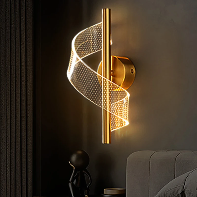 

Nordic LED Wall Lamp Indoor Lighting Home Bedside Living Room Corridor Decoration Wall Sconce Pendant Lights Hanging Lamp