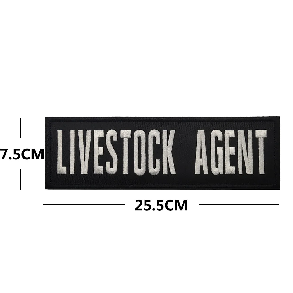 Livestock Agent Military Patches Fugitive Recovery Agent Tactical