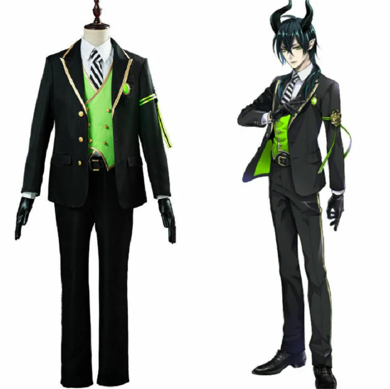 Hot Twisted Wonderland Malleus / Sebek / Silver Costume Cosplay Set Uniforme Di Halloween