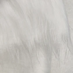 Luxurious 7cm Imitation Plush Fur Fabric for DIY Crafts and Decorative Projects (White)