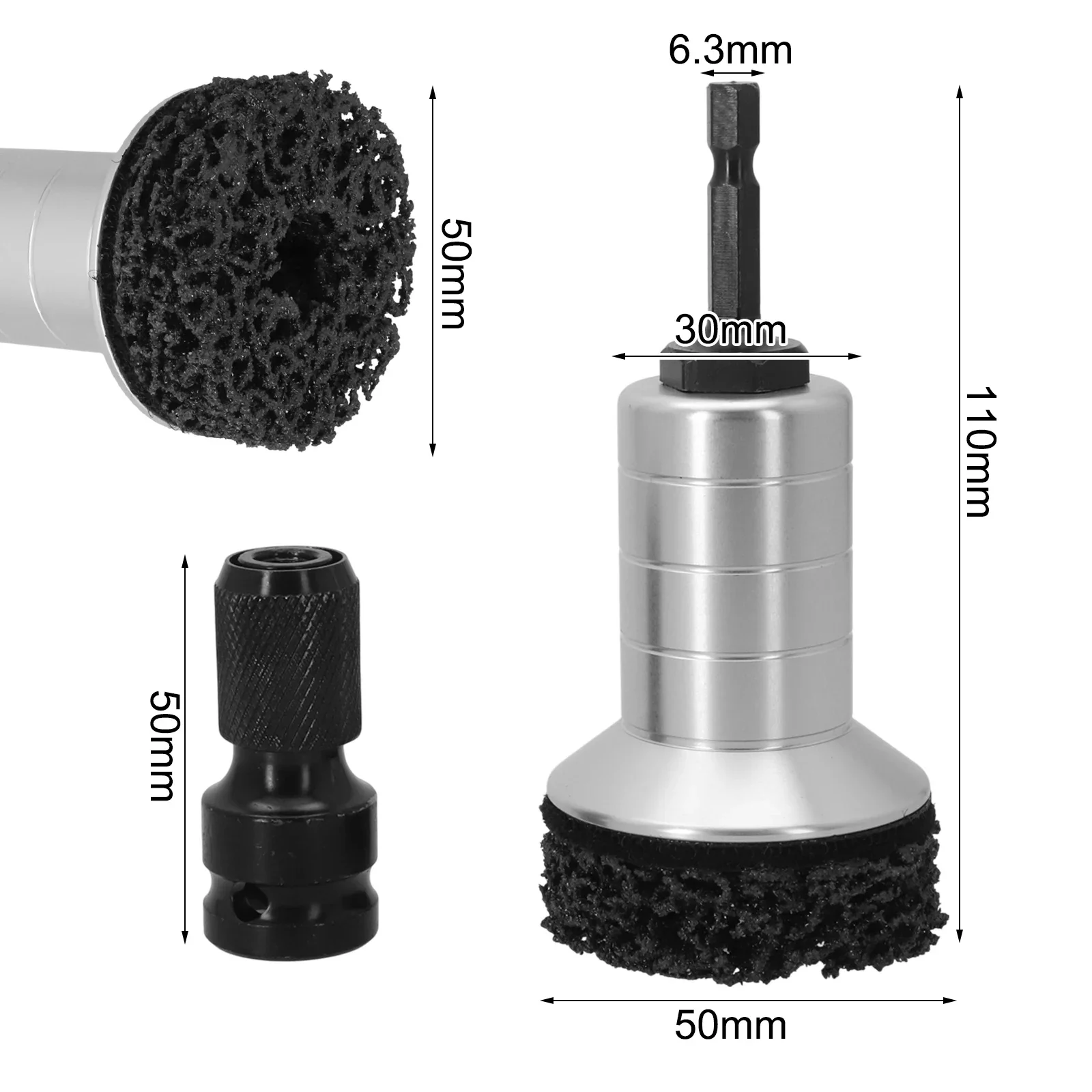 Car Hub Shaft Head Rust Removal Maintenance Brake Disc Rust Removal Tool Aluminum Alloy Metal DIY Remove