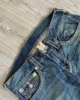 Vintage Jeans Straight Low Waist Pants Embroidery Figure Fashion Blue Jeans High Street Y2K Classic Hip Hop Couples Streetwear 5