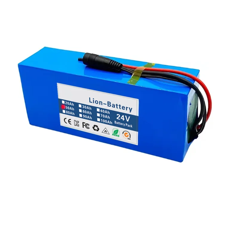 6s3p 24V 30Ah 18650 Lithium Battery Rechargeable Battery with BMS Protection Board Lithium-ion Battery Pack with Charger 2