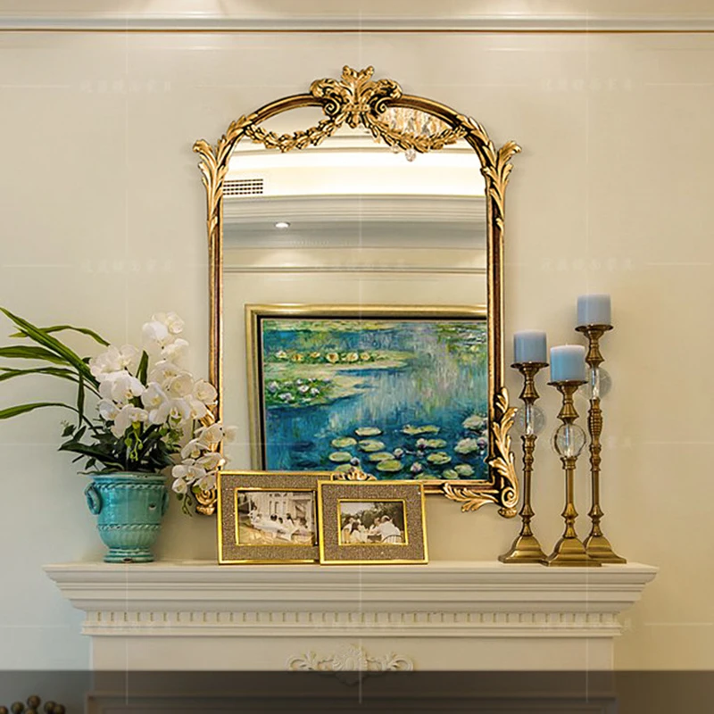 Grand miroir de Table décoratif de luxe en verre macramé, miroir mural  décoratif de Style moderne, salle de bain, décoration de Salon, Design de  maison | AliExpress