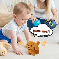 Moving Animal Toys For Kids Walking Dog Cat Electronic Pet Barking Dog Companion Animal Electric Pets Battery Operated Tail 2