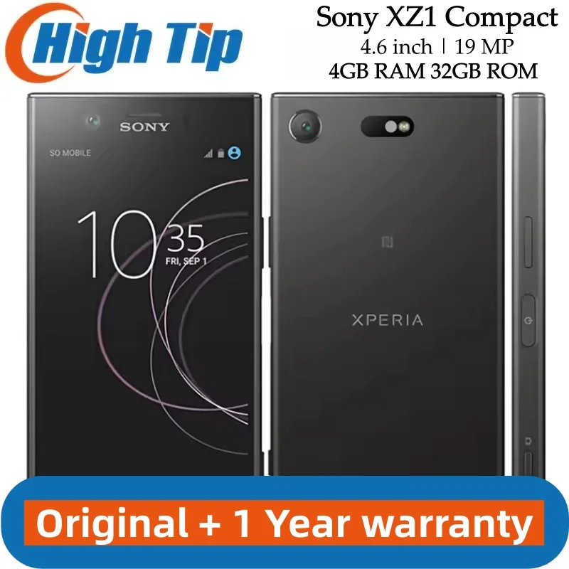 Sony Original Xperia XZ1 Compact 4.6Inches 4GB RAM 32GB ROM