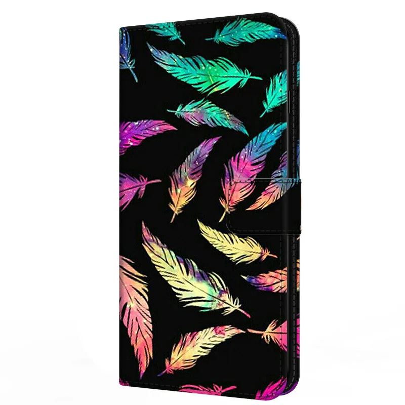 Luxury Leather Magnetic Wallet Case - Book Flip Relief Cover
