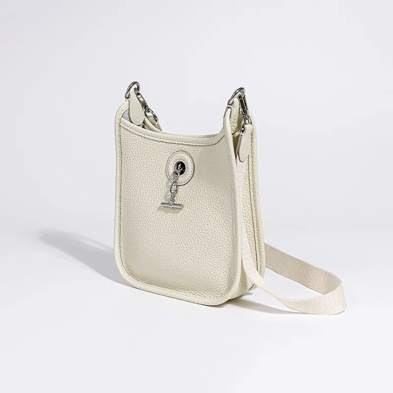 Crossbody Cowhide Shoulder Single Bag Handbags For Women Casual High-Quality Messenger Versatile Luxury Female Multicolored Y2k