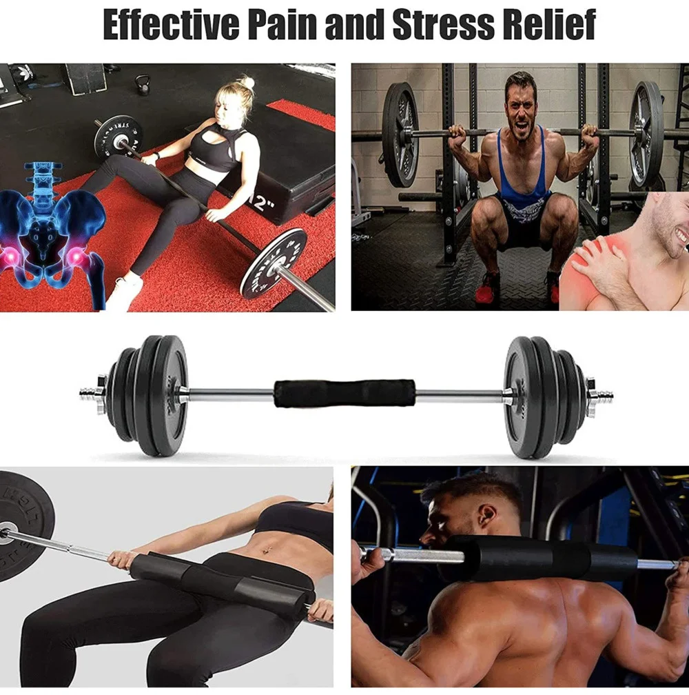 Barbell Shoulder Pads Thickened Squat Weightlifting Foam Neck Pads Lunges Hip Thrusts Powerlifting Deadlift Gym Fitness Training 6