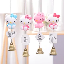 

Hello Kitty Cartoon Air Bell Cute Resin Doll Pendant Fashion Home Decoration Girl Couple Small Gift