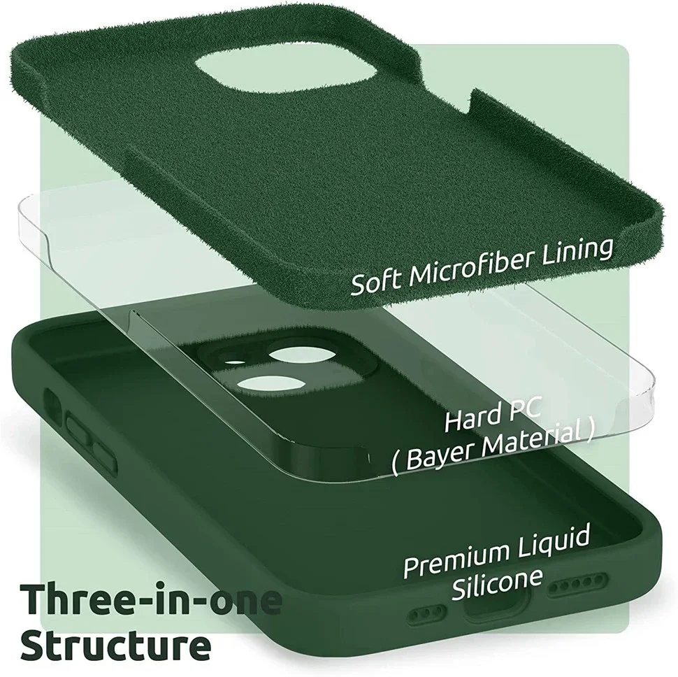Luxury Liquid Silicone Camera Protection Case - Soft and Elegant Design