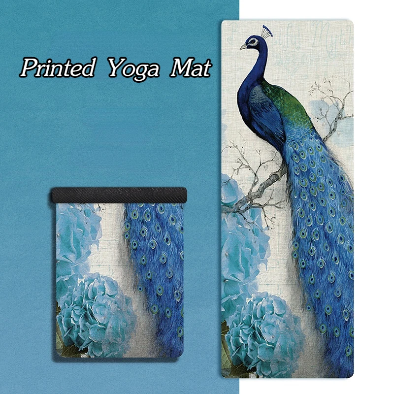 Suede Yoga Mat Foldable Portable Suede Yoga Towel Dance Exercise Fitness Skipping Rope Non-slip Floor Mat