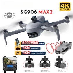 SG906 MAX 1 / Pro 2 Professional Quadcopter Obstacle Avoidance FPV 4K Camera Drone with 3-Axis Gimbal 4KM Brushless GPS RC Dron