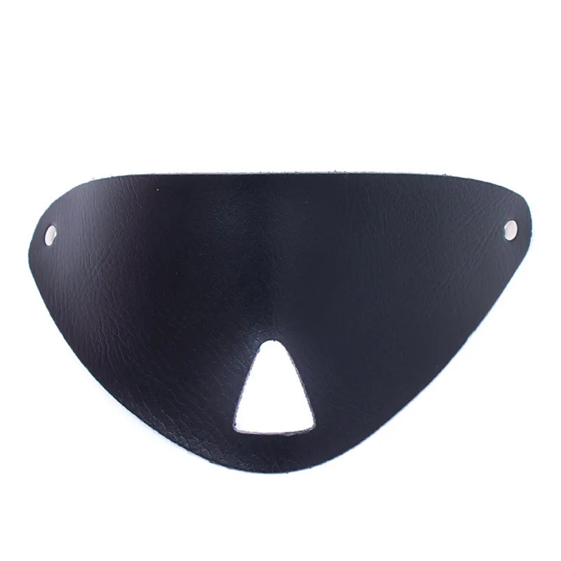 Leren Zwarte PU Mysterie Blootgestelde Neus Oogmasker met Bindende Bondage Blinddoek Sexy Speelgoed voor Fetisj Volwassenen Ga_voghion.com