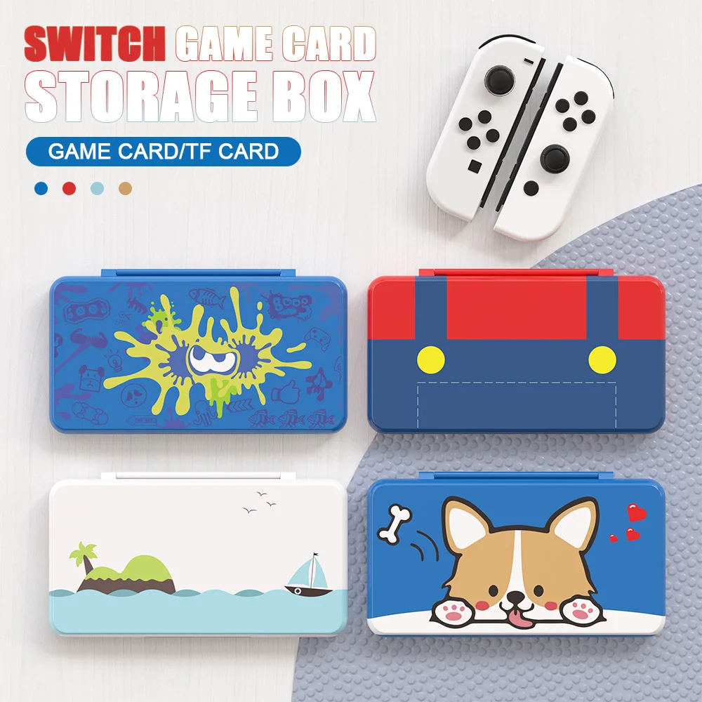 Pochette de rangement pour cartes de jeu, pour Nintendo Switch et Switch,  étui avec support de 24 jeux, accessoires - AliExpress