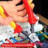LAOA insulated cable scissors cable cutter 1000v electrician professional pliers impact stripping tool VDE pliers 4