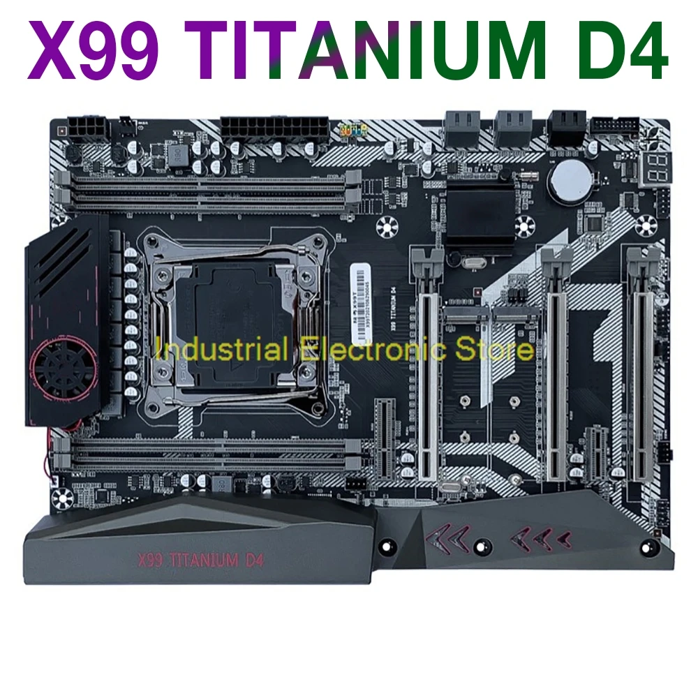 

Настольная материнская плата для ПК JGINYUE LGA 2011-V3 DDR4 256G BPCI-E 3,0 ATX X99 TITANIUM D4