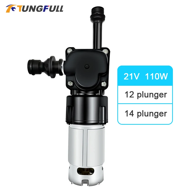 고압 세차 뚜러뻥 펌프, 21V 클리너 와셔, 휴대용 물총 모터 워터 펌프 시스템, 세차기 펌프 호스트