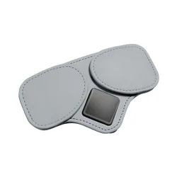 Dual Sunglasses Holder & Car Visor Organizer (Grey)