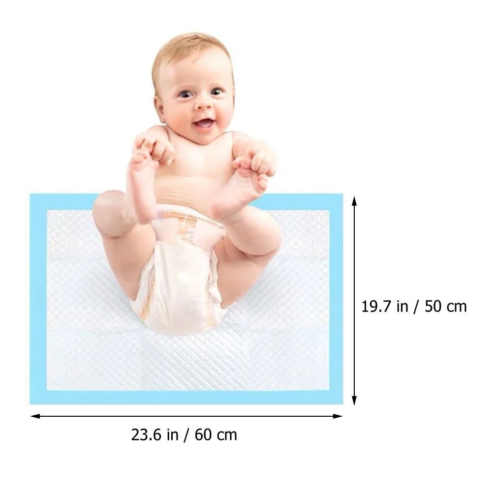 20 Pcs Disposable Changing Pad Waterproof Diaper Pad Non Woven Mat Baby Shower Gifts Newborns Changing Cushion Travel Pee