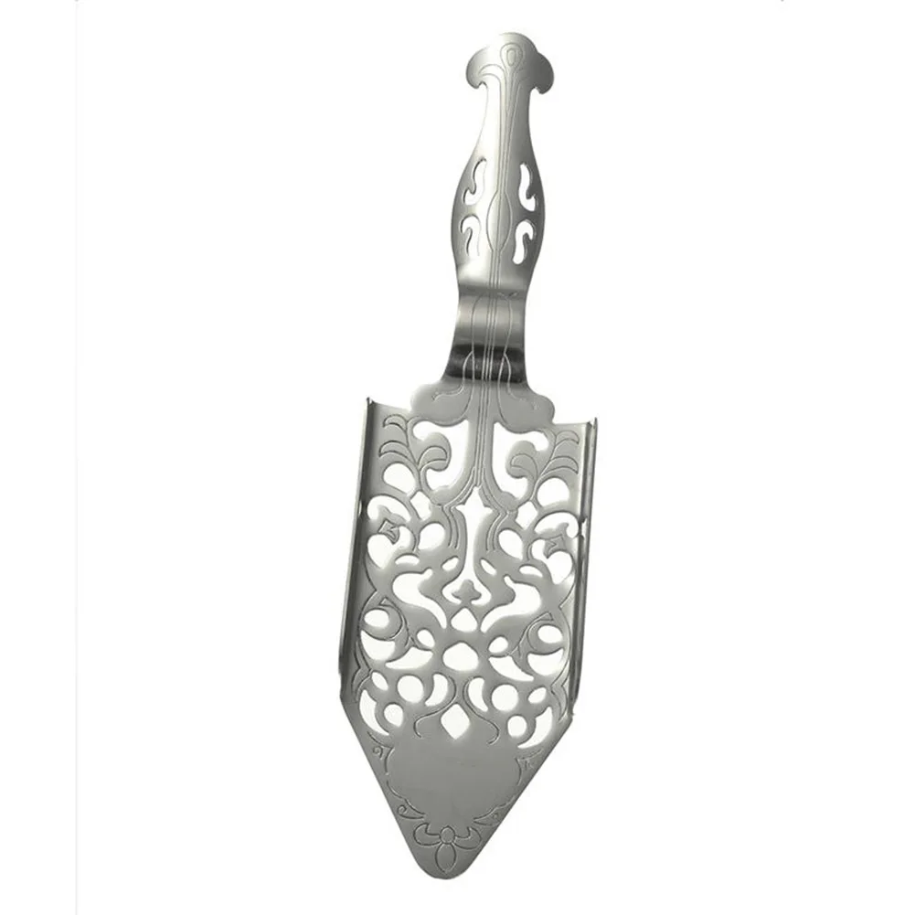 304 Stainless Steel Cocktail Bar Scoop Bitter Wormwood Spoon Hollowed Out Portable for Absinthe Glasses