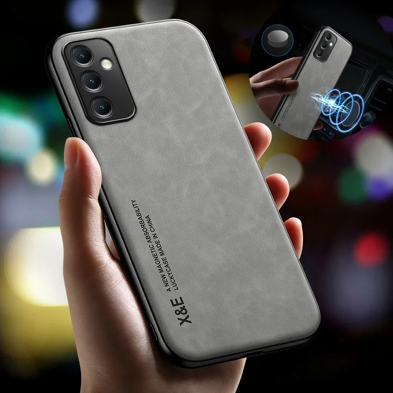 Per Samsung Galaxy A14 A34 A54 5G Custodia Magnetica Per Auto Custodia In Pelle Di Silicone Per Samsung A14 A54 A 14 34 54 Cover Posteriore
