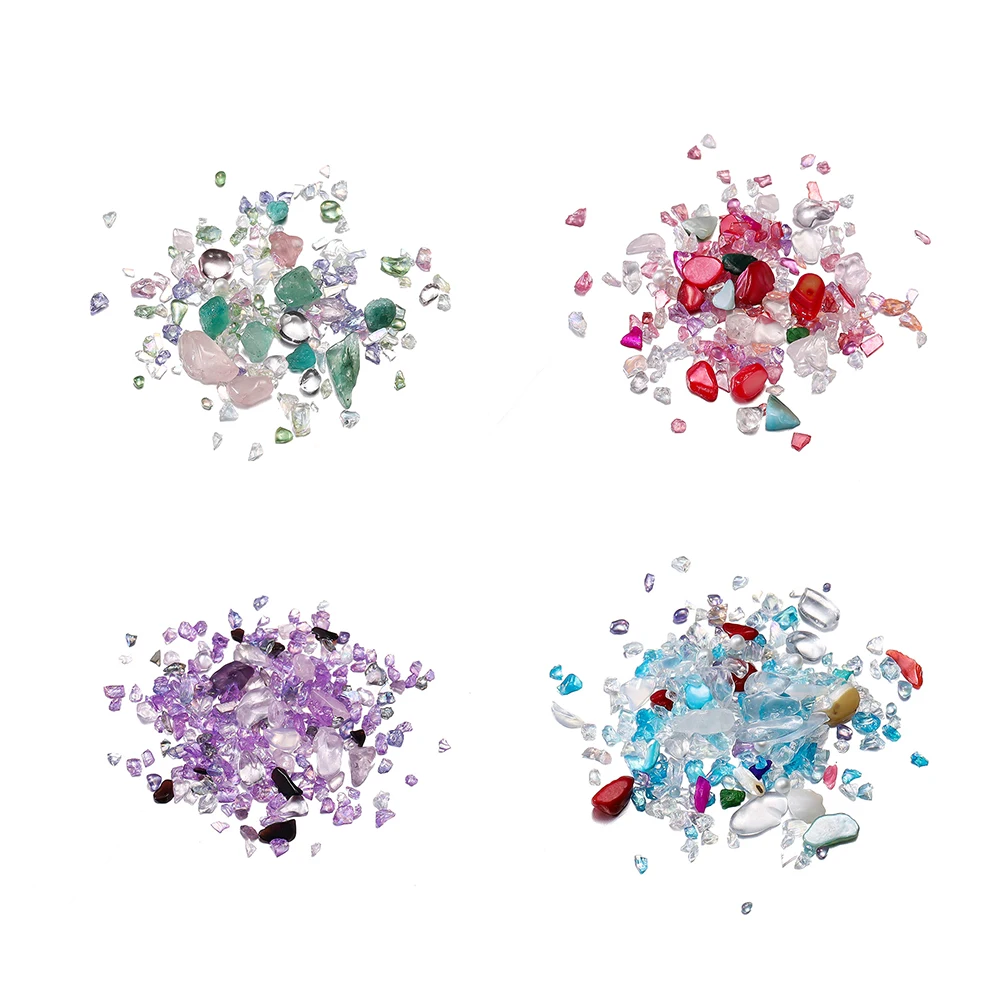 2050gMixedGlassCrushedStoneFillerEpoxyResinMoldCoaster