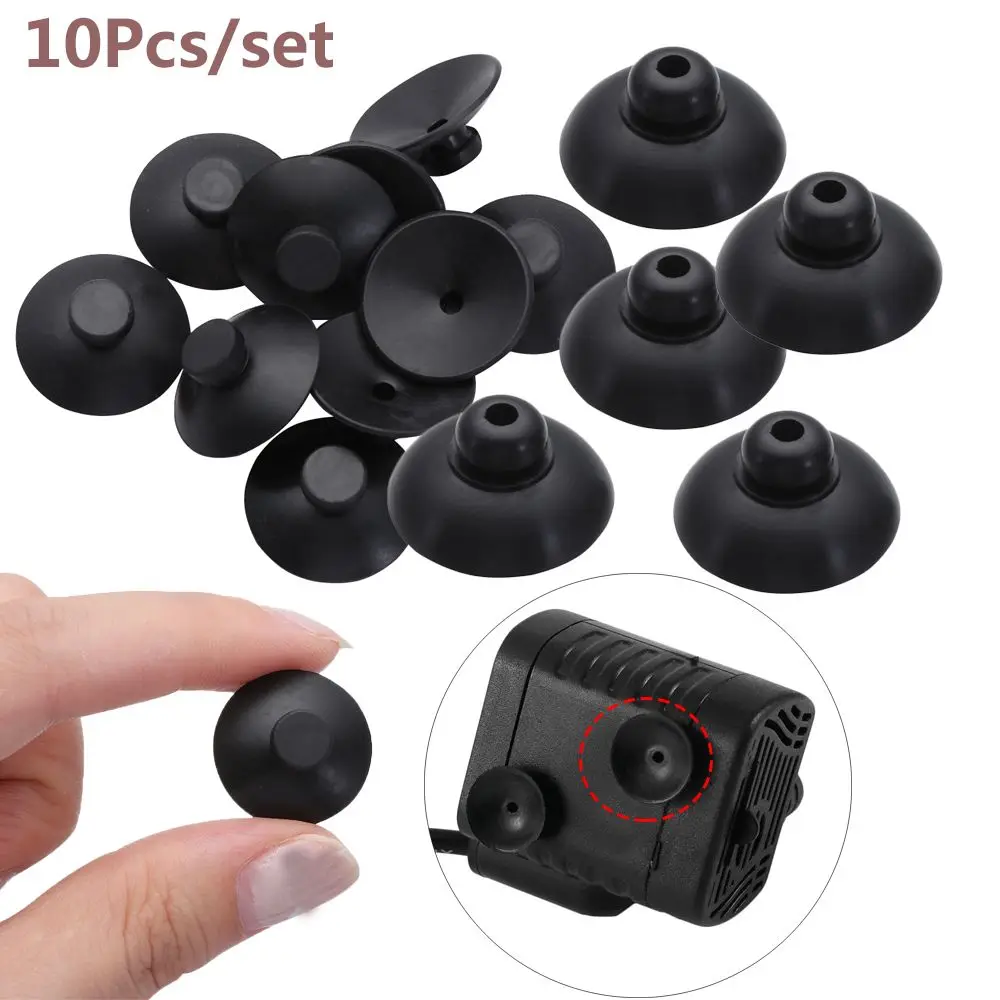 10pcs Practical Water Pump Fish Tank Tool Sucker Airpump Fixed Tube Holder Suction Cup Clip 3