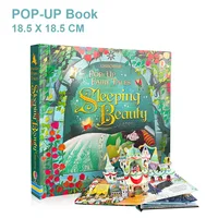 Sleeping Beauty Usborne Books Engish Pop Up 3D Flap Picture Boardbook Montessori Learing Toy Children Christmas Gift Kid Reading 1