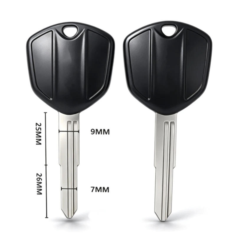 혼다 호넷 250/600/900/919 VFR800 CB400 섀도우 400/750 VT400용 분리형 칩 오토바이 키 - 교체용 점화 키