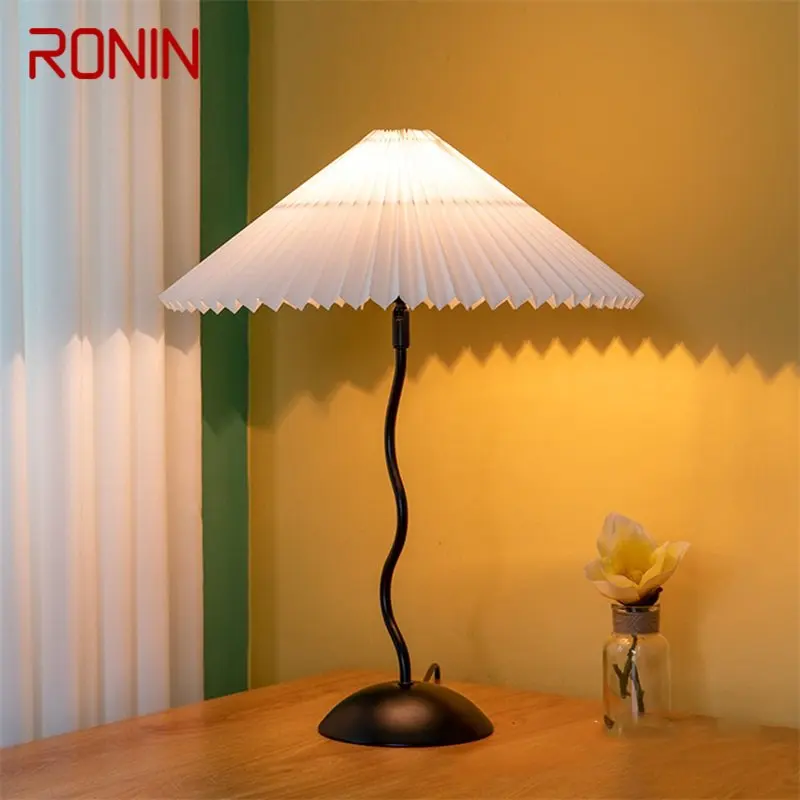 

RONIN Modern Table Lamp Creative Decoration LED Simple And Retro Lightg For Living Room Bedroom