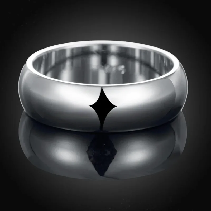 High Quality 925 Sterling Silver Ring Fashion Simple
