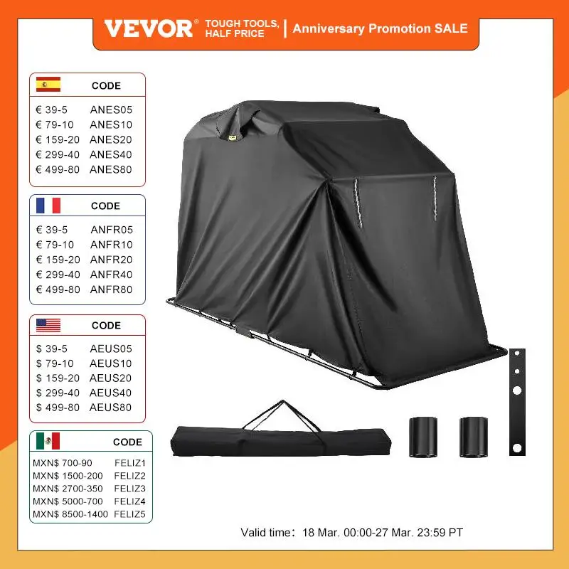 VEVOR Waterproof Motorcycle Cover Universal Outdoor Oxford Fabric All Weather Protection Moto Bike Case Motorcycle Accessories front brake fluid reservoir cnc cover motorcycle accessories pitbike fc 250 fc350 450 2021 2022 moto