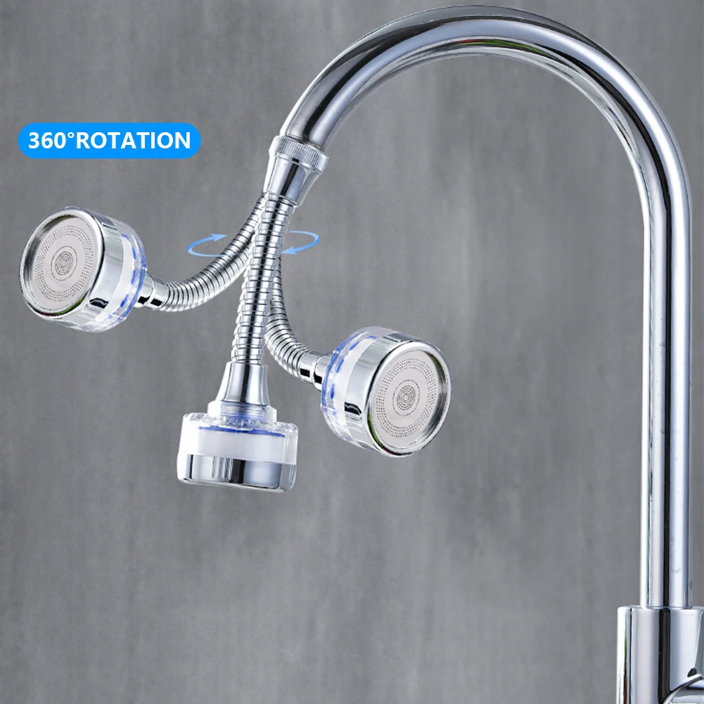 Faucet Water Filter Pressurized 360 Degree Rotating Sink Filter Splash Proof Faucets Bubbler Nozzle Bathroom Kitchen Accessories