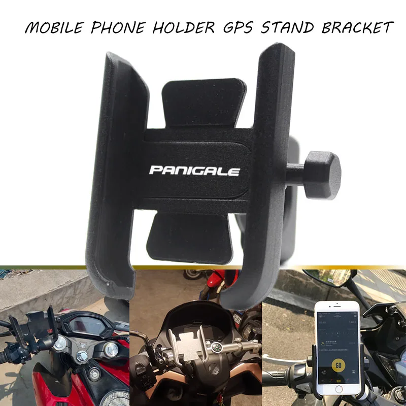 

For DUCATI 899 959 1199 1299 Panigale V2 V4 V4S Motorcycle CNC Handlebar Rearview Mirror Mobile Phone Holder GPS stand bracket