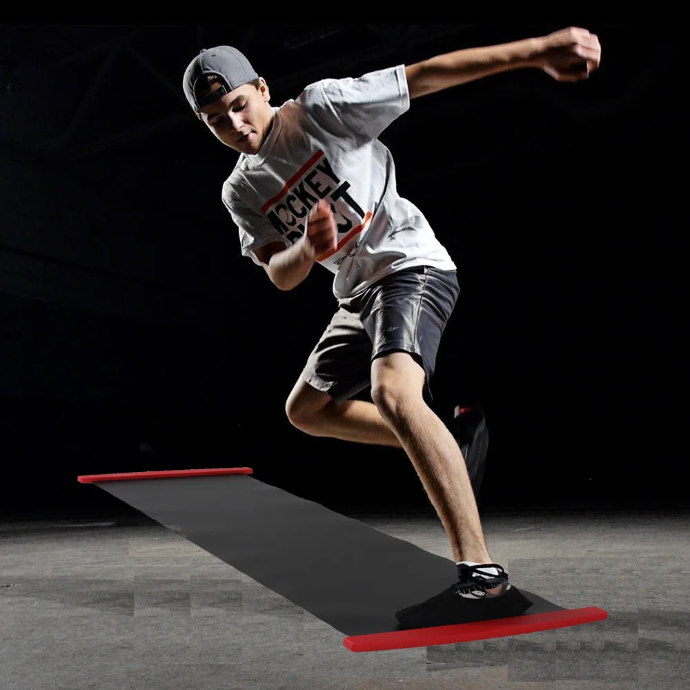 Ice Hockey Stick Skate Ice Hockey Sliding Training Equipment Multipurpose Roller-Slide Board Skating Training Glide Mat