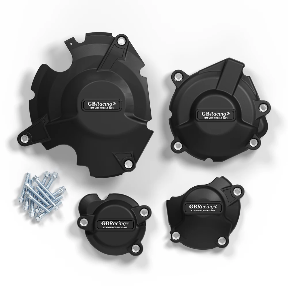 GBRacing Engine Protection Engine Cover Motorcycle Protection Covers Protective Case Set K4-K5 for GSX-R750 & GSX-R600