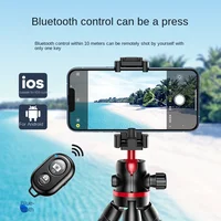 Roreta 2025 new Flexible Octopus Tripod for Phone Camera DSLR 2in1 Design Tripod With Phone Holder Side Cold Shoe 1/4'' Screw - Image 5