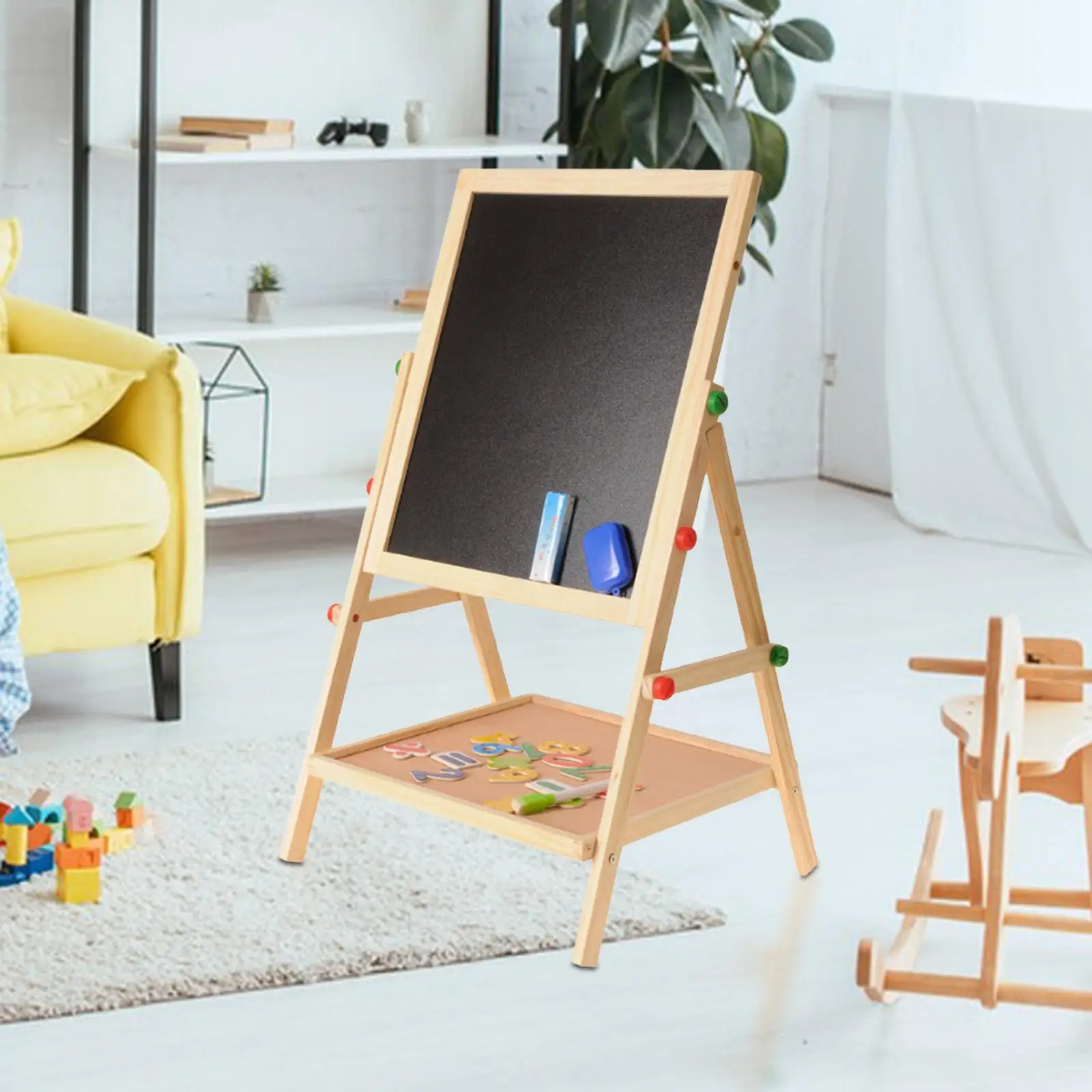 Kids Easel Drawing Easel Board Whiteboard for Home Activities Teaching