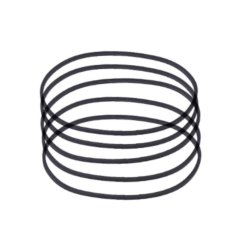 Square Folded Rubber Belt 41-190mm 1.2mm for Recorder Cassette Tape Machine 5PCS cassette tape belts cassette tape belt