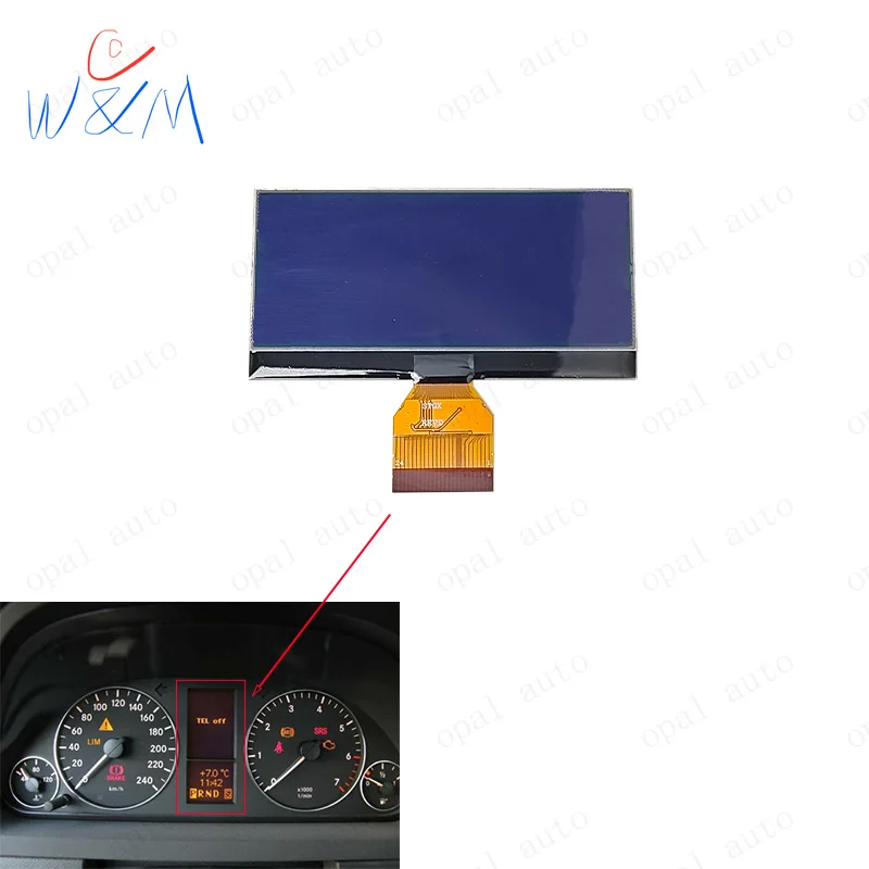 Pantalla LCD HD de 7V, grupo de instrumentos para coche, reemplazo de tablero Digital, velocímetro, odómetro, Plug and Play, pieza de automóvil 1