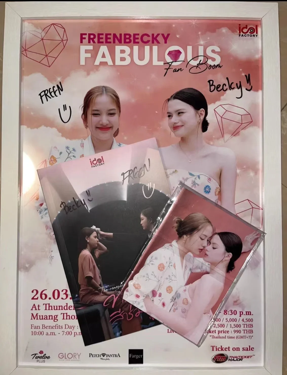 freenbecky ファンミーティング マニラ サイン入りポスター 2025.3.15 FreenBecky Macau Fan Meeting Signature Poster
