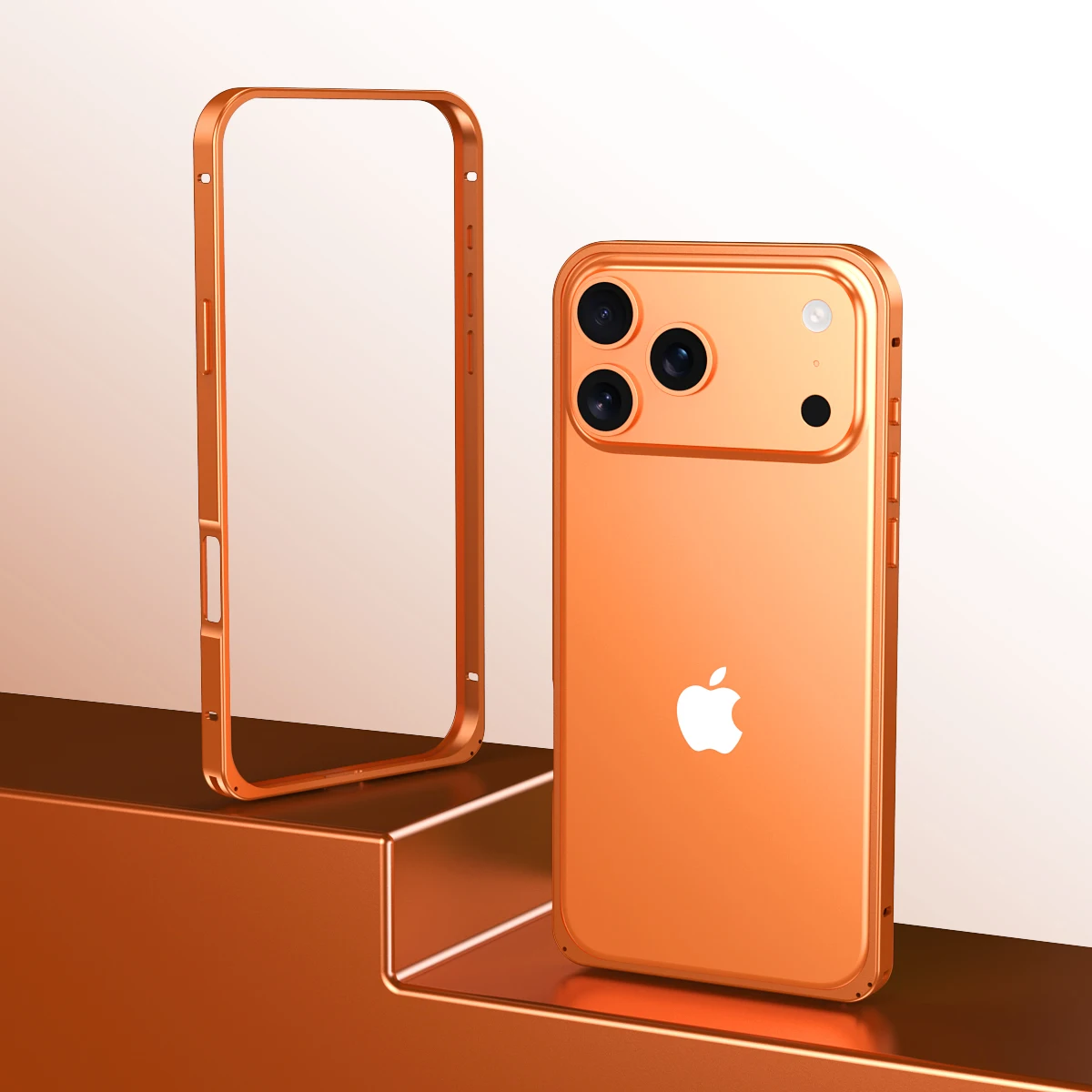 Premium Alloy Armor Shockproof Metal Frame Bumper Case with Hollow Heat Dissipation