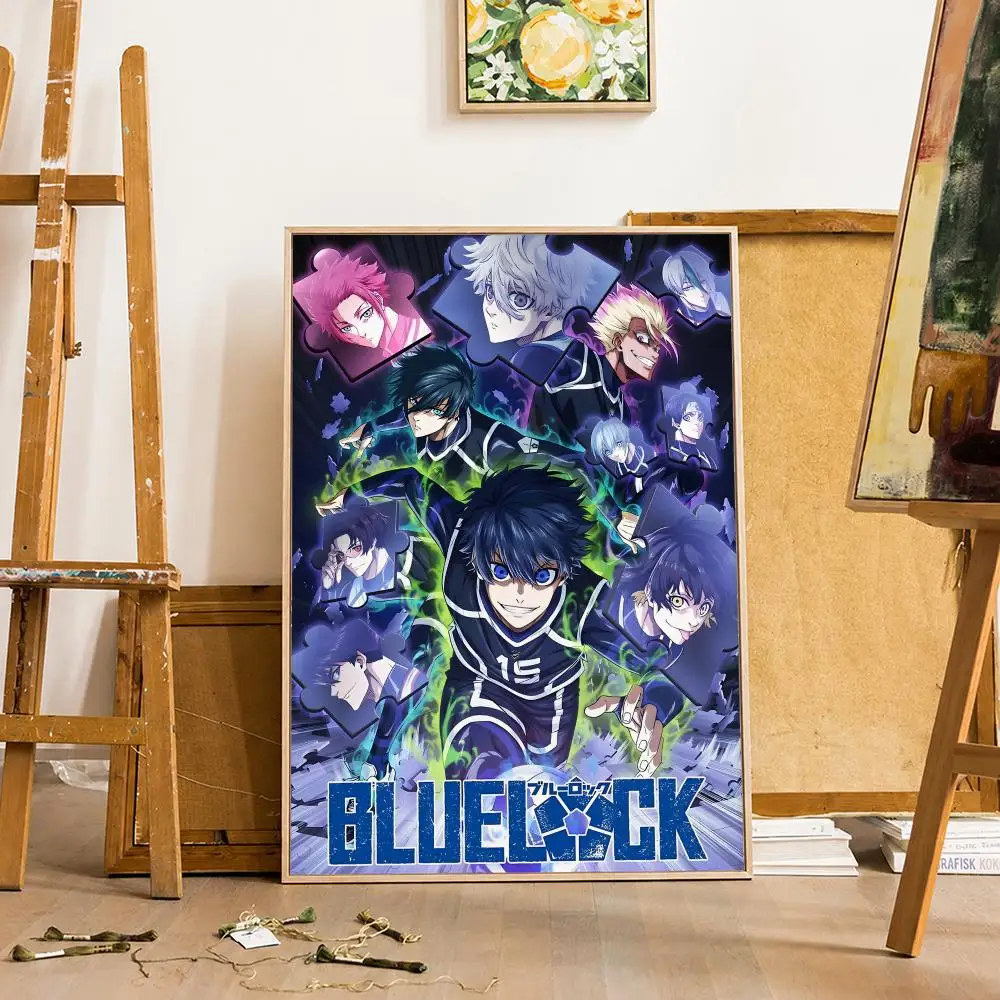Blue Lock Anime Art Self-Adhesive Waterproof Wall Sticker Decor