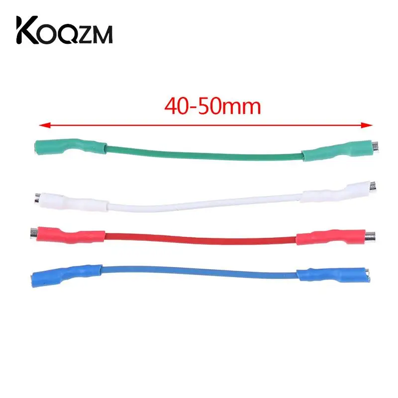 4Pcs 7N headshell Wires OFC Turntable Leads Phono Cartridge Cables Replacement Wire Cable Universal For 1.20 - 1.30mm Pins