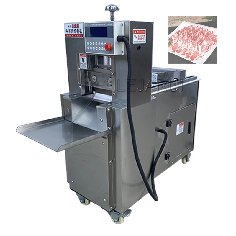 

110V/220V Automatic Frozen Meat Slicing Machine Sausage Beef Mutton Roll Slicing Cutting Machine